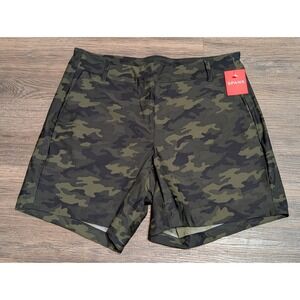 SPANX Sunshine Shorts 6" Green Camo  XL NWT‎